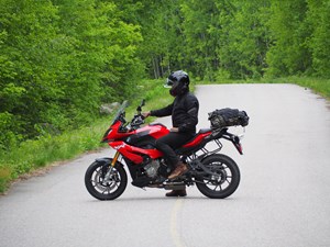 2017 BMW S 1000 XR Review on Algoma Loop by from side