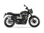 2019 Triumph Street Scrambler Matt Khaki and Aluminum Silver